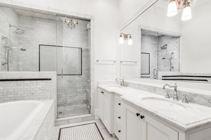 Luxury Bathroom Upgrade with Marble Surfaces